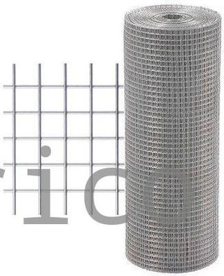 Malla Electrosoldada Galvanizada - 102x51 mm - 2,7 mm - 1,5x25 m