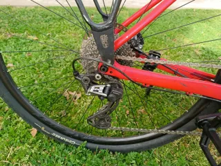 Bicicleta Mérida Silex 700 Gravel Roja