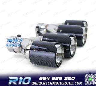 COLAS ESCAPE BMW LOOK M PERFORMANCE CROMO CARBONO