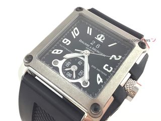 reloj alta gama caballero baume & mercier hampton square dual time