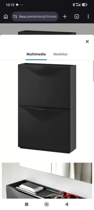 Zapatero Ikea Plástico TRONES