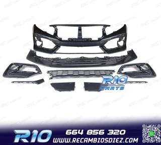 PARAGOLPES DELANTERO HONDA CIVIC 16- LOOK NEW SI