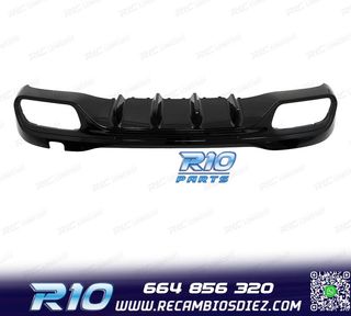 DIFUSOR MERCEDES W206 AMG 21- LOOK C63 + COLAS ESCAPE CROMO