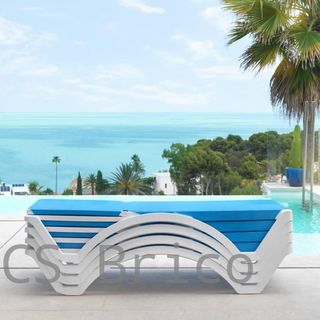 Tumbona Mykonos Azul Claro