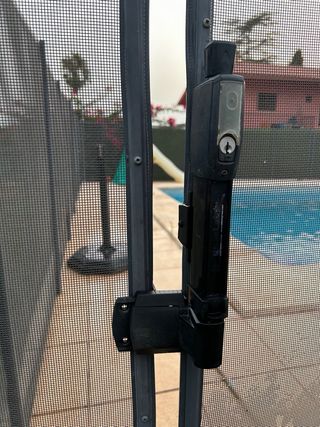 Valla desmontable piscina jardín