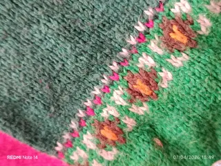 Vestido de punto niña 2 años