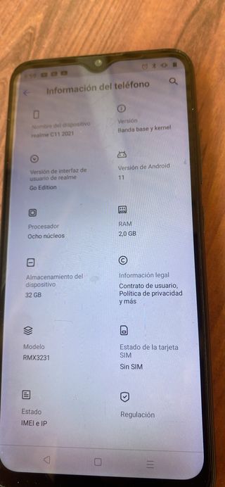 Realme 110 Económico Buen Estado