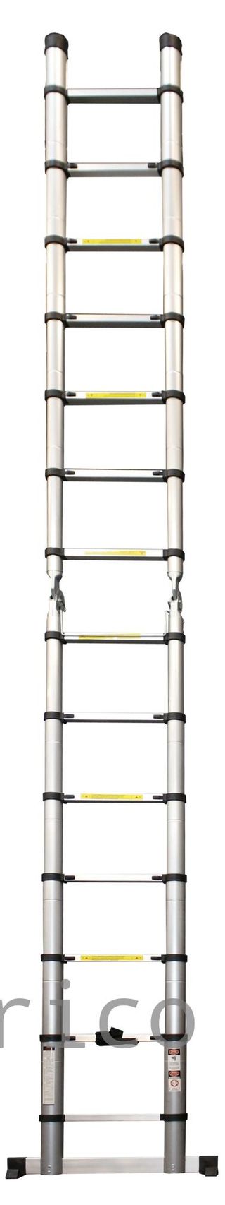 Escalera Doble Extensible 7+7 Peldaños - 10059