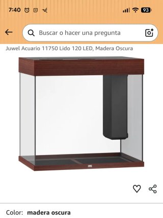 Acuario nuevo Juwel Lido 120 - Madera