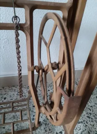 Soporte Pie Máquina Coser Alfa Hierro