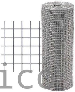 Malla Electrosoldada Galvanizada - 102x51 mm - 2,7 mm - 1,5x25 m