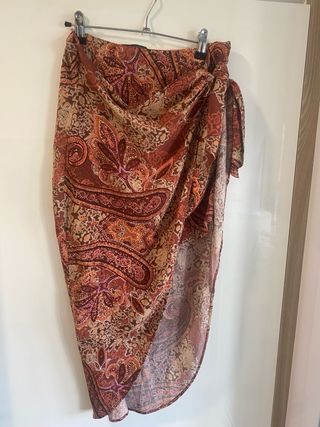 Falda pareo Zara Talla S