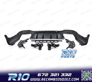 DIFUSOR MERCEDES GLC X253 15-18 LOOK AMG GLC63 PDC + COLAS E