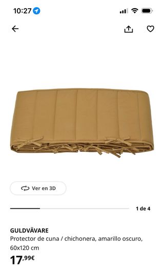 Cuna IKEA SNIGLAR + Colchón + Protector