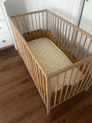 Cuna IKEA SNIGLAR + Colchón + Protector