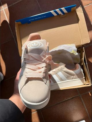 Adidas Campus 00s Beige/Rosa Talla 37