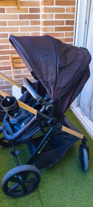 Carro Kinderkraft MOVV 2 3 en 1 Negro
