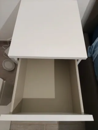 Comodini Ikea MALM Bianchi
