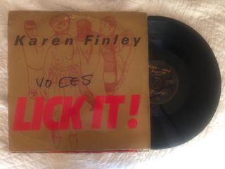 Vinilo Karen Finley - Lick It! Techno Pop