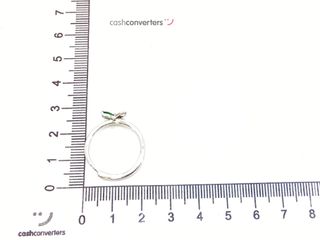 anillo plata 925mm con piedra con circonita