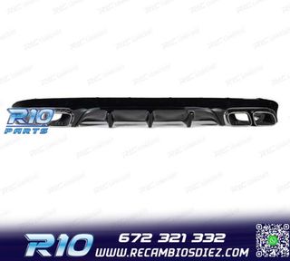 DIFUSOR MERCEDES CLASE E C238 16- AMG NEGRO BRILLO LOOK E63