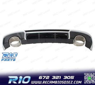 DIFUSOR AUDI A3 8V 12-16 LOOK RS + COLAS ESCAPE