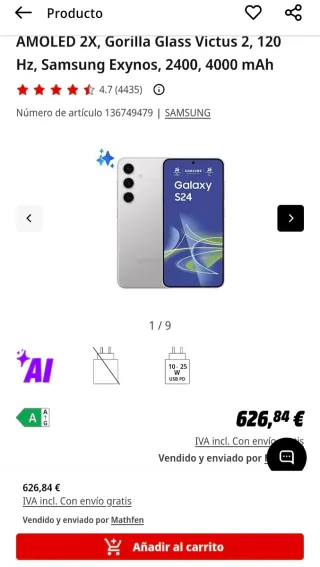 Samsung Galaxy S24 256GB