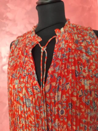 Vestido vaporoso Mango Talla M