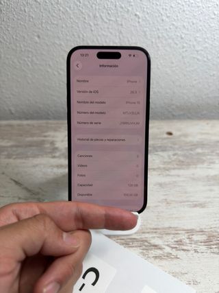 iPhone 15 Black 128GB 100% eSIM (Negociable)