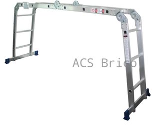 Escalera Multisusos Aluminio Profesional 4x3 Peldaños - 10085