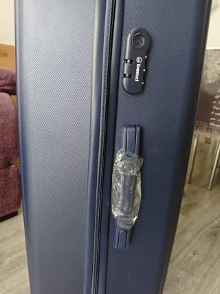 Maleta Grande Benzi BZ 5604 Azul/Gris 70cm