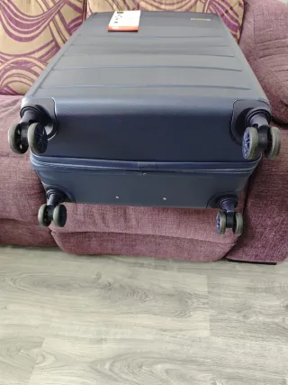 Maleta Grande Benzi BZ 5604 Azul/Gris 70cm