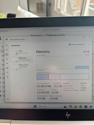 Portátil HP Elitebook Plata