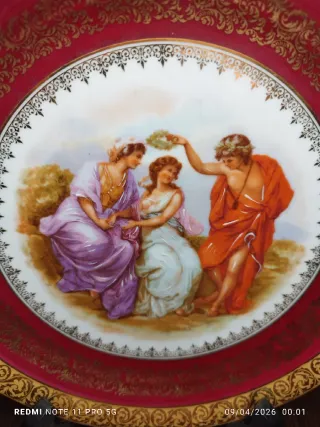 LIMOGES PLATO PORCELANA FRANCESA