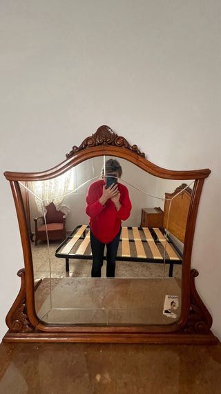 Dormitorio de madera principios siglo XX