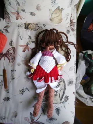 Muñeca Hada Crochet Bosque