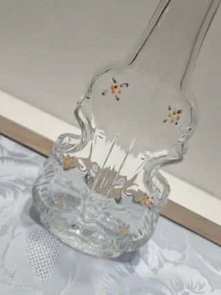 Bottiglia in vetro a forma di violino