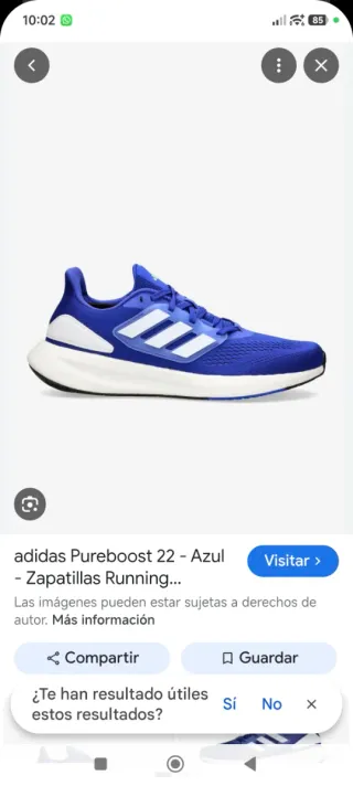 Zapatillas Adidas Pureboost 22 Running Talla 43