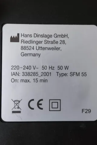 Sanitas SFM 55 Massaggiatore Piedi Shiatsu