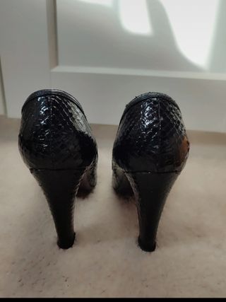 Scarpe Mario Bologna Nere con Bottoni