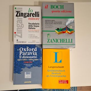Dizionari Zanichelli Oxford Boch lingue