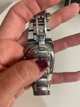 Reloj Breil Cronógrafo Azul y Plateado