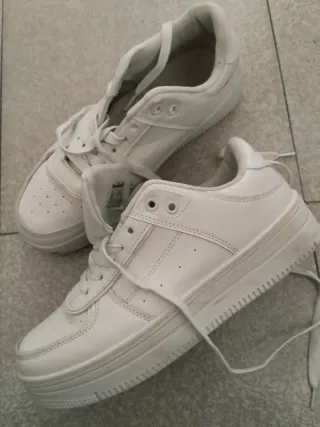 Zapatillas New Yorker Talla 38 Blancas