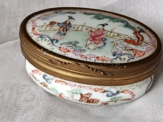 Caixa de tabaco antiga coleção