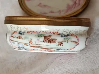 Caixa de tabaco antiga coleção