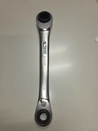 Llave combinada carraca 19mm 17mm 13mm y 10mm.