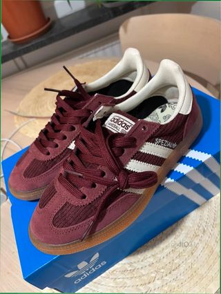 Adidas Handball Spezial Talla 41 Rojo/Blanco