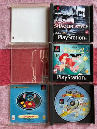 Lote 12 Juegos PS1 PAL ESPAÑA + PS1 consola 2/2