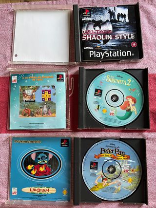 Lote 12 Juegos PS1 PAL ESPAÑA + PS1 consola 2/2