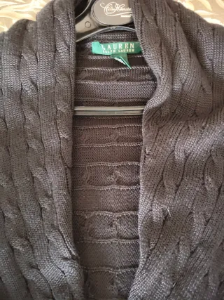 Chaqueta de punto señora gris talla única